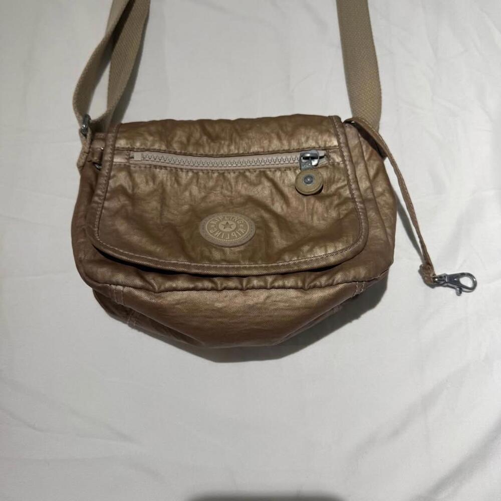 Kipling Sabian Crossbody Purse‎ Gold - Picture 2 of 7